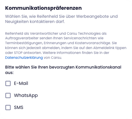 Schritt 03: Illustration zu „Terminbestätigung“